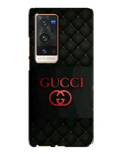Чехол для Vivo X60 Pro Plus с картинкой «Gucci — стеганый черный»