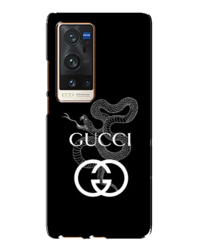 Чехол для Vivo X60 Pro Plus с картинкой «Gucci — серебряная змея»