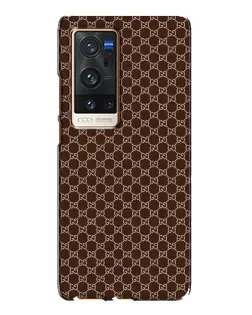 Чохол для Vivo X60 Pro Plus з картинкою «Gucci — шоколадна сітка»