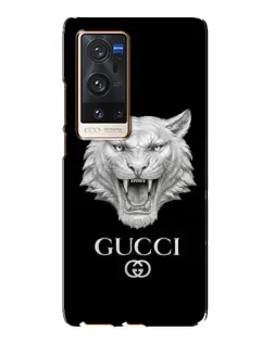 Чохол для Vivo X60 Pro Plus з картинкою «Gucci — срібний лев»