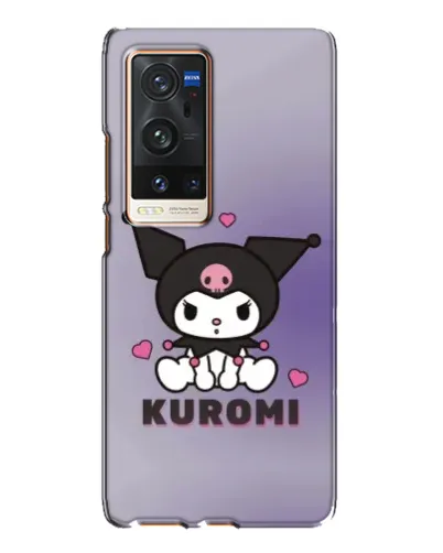 Чохол для Vivo X60 Pro Plus з картинкою «Kuromi — фіолетовий арт»