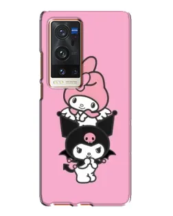 Чохол для Vivo X60 Pro Plus з картинкою «My Melody та Kuromi» Чохол для Vivo X60 Pro Plus з картинкою «My Melody та Kuromi»
