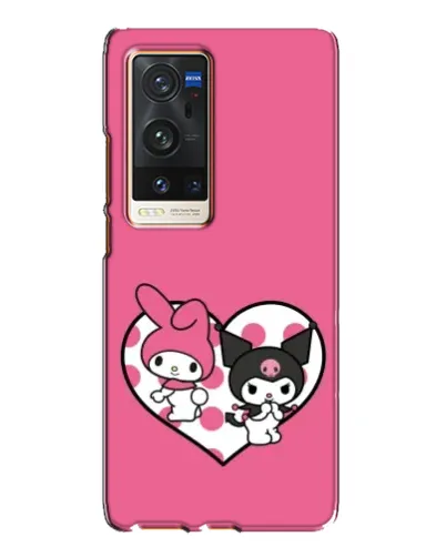 Чохол для Vivo X60 Pro Plus з картинкою «Kuromi та My Melody»