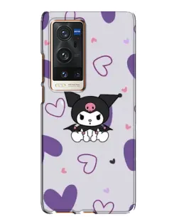 Чохол для Vivo X60 Pro Plus з картинкою «Kuromi та лавандові серця» Чохол для Vivo X60 Pro Plus з картинкою «Kuromi та лавандові серця»