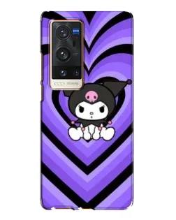 Чохол для Vivo X60 Pro Plus з картинкою «Kuromi та фіолетові серця» Чохол для Vivo X60 Pro Plus з картинкою «Kuromi та фіолетові серця»