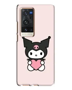 Чохол для Vivo X60 Pro Plus з картинкою «Kuromi та серце» Чохол для Vivo X60 Pro Plus з картинкою «Kuromi та серце»