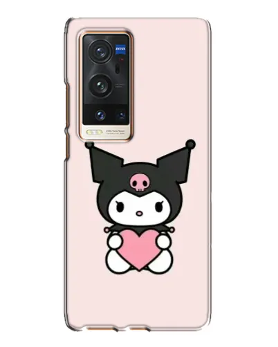 Чохол для Vivo X60 Pro Plus з картинкою «Kuromi та серце»