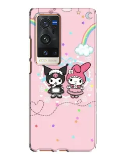Чохол для Vivo X60 Pro Plus з картинкою «My Melody та Kuromi» Чохол для Vivo X60 Pro Plus з картинкою «My Melody та Kuromi»