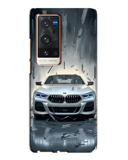 Чехол для Vivo X60 Pro Plus с картинкой «BMW в свете фар»