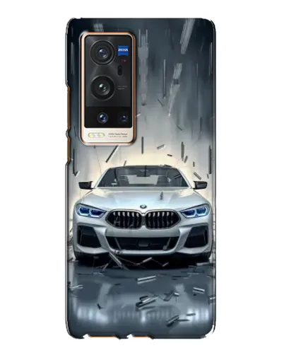 Чехол для Vivo X60 Pro Plus с картинкой «BMW в свете фар»