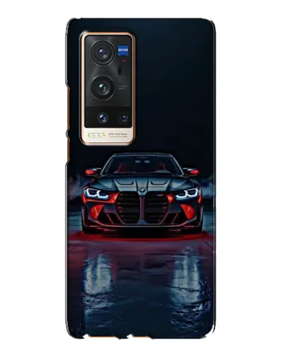 Чехол для Vivo X60 Pro Plus с картинкой «BMW на мокрой дороге»