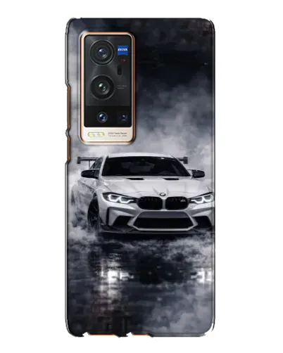 Чехол для Vivo X60 Pro Plus с картинкой «BMW сквозь туман»
