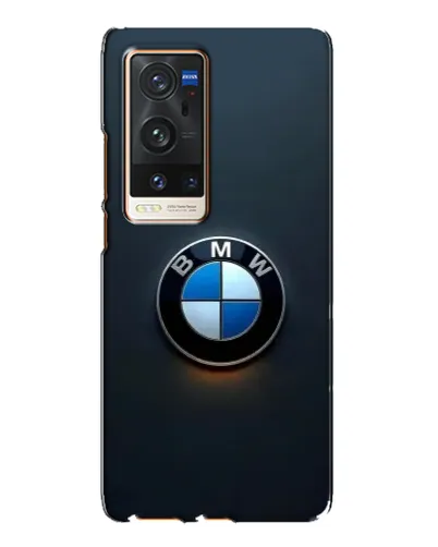 Чехол для Vivo X60 Pro Plus с картинкой «Логотип BMW — минимализм»