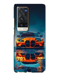 Чохол для Vivo X60 Pro Plus з картинкою «BMW — золота емблема»