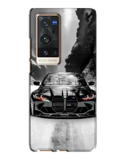 Чохол для Vivo X60 Pro Plus з картинкою «BMW — акварельний дрифт»