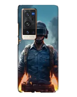 Чохол для Vivo X60 Pro Plus з картинкою «PUBG — реалістичний герой»