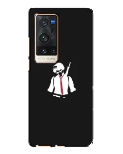 Чохол для Vivo X60 Pro Plus з картинкою «PUBG — силует воїна»