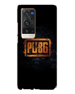 Чохол для Vivo X60 Pro Plus з картинкою «PUBG — золотий логотип»