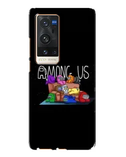 Чохол для Vivo X60 Pro Plus з картинкою «Логотип Among Us»
