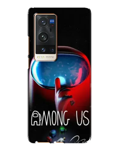 Чехол для Vivo X60 Pro Plus с картинкой «Красный импостер — макро» Чехол для Vivo X60 Pro Plus с картинкой «Красный импостер — макро»