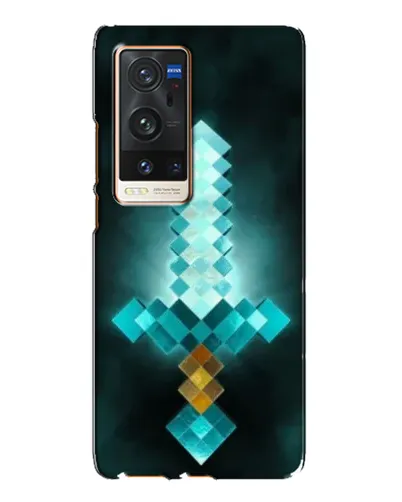 Чехол для Vivo X60 Pro Plus с картинкой «Алмазный меч неон»