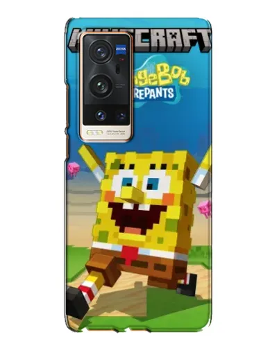 Чохол для Vivo X60 Pro Plus з картинкою «Губка Боб Minecraft» Чохол для Vivo X60 Pro Plus з картинкою «Губка Боб Minecraft»