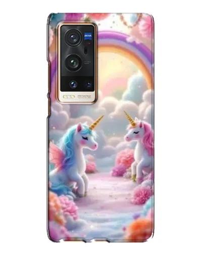 Чехол для Vivo X60 Pro Plus с картинкой «Радуга и единороги» Чехол для Vivo X60 Pro Plus с картинкой «Радуга и единороги»