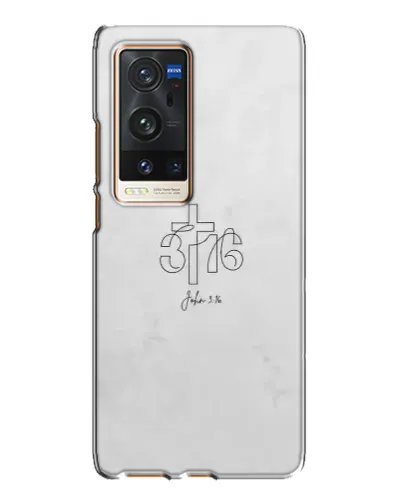 Чехол для Vivo X60 Pro Plus с картинкой «Иоанна 3:16 Крест»