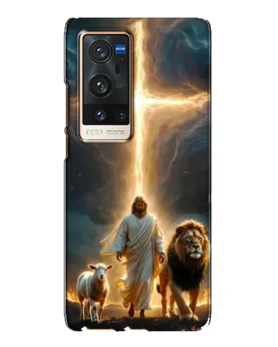 Чехол для Vivo X60 Pro Plus с картинкой «Лев Иуды и Свет»