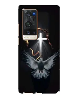 Чехол для Vivo X60 Pro Plus с картинкой «Голубь и Свет»