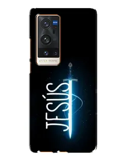 Чехол для Vivo X60 Pro Plus с картинкой «Меч Духа Jesus»