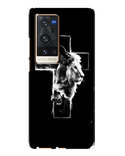 Чохол для Vivo X60 Pro Plus з картинкою «Сяючий хрест Jesus»