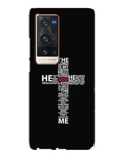 Чохол для Vivo X60 Pro Plus з картинкою «Текстовий хрест» Чохол для Vivo X60 Pro Plus з картинкою «Текстовий хрест»