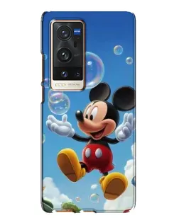 Чехол для Vivo X60 Pro Plus с картинкой «Mickey и мыльные пузыри»