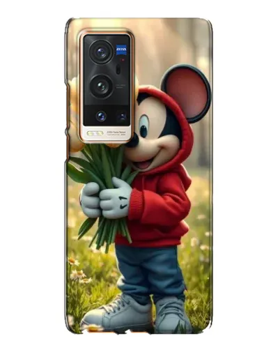 Чехол для Vivo X60 Pro Plus с картинкой «Микки с тюльпанами» Чехол для Vivo X60 Pro Plus с картинкой «Микки с тюльпанами»