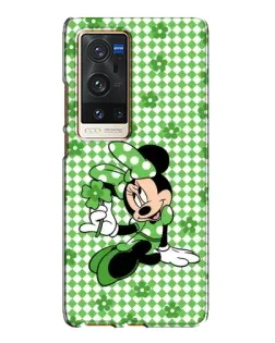 Чехол для Vivo X60 Pro Plus с картинкой «Mickey в клетку»
