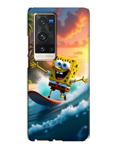 Чехол для Vivo X60 Pro Plus с картинкой «Губка Боб серфингист» Чехол для Vivo X60 Pro Plus с картинкой «Губка Боб серфингист»