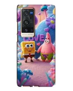 Чехол для Vivo X60 Pro Plus с картинкой «Губка Боб Патрик»