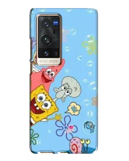 Чехол для Vivo X60 Pro Plus с картинкой «Веселые пузырьки»