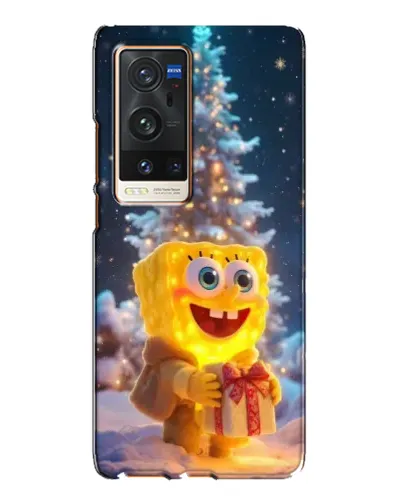 Чехол для Vivo X60 Pro Plus с картинкой «Рождественский Спанч Боб» Чехол для Vivo X60 Pro Plus с картинкой «Рождественский Спанч Боб»