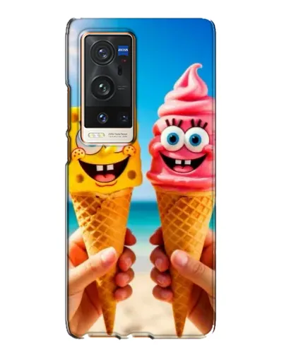 Чехол для Vivo X60 Pro Plus с картинкой «Спанч Боб мороженое» Чехол для Vivo X60 Pro Plus с картинкой «Спанч Боб мороженое»