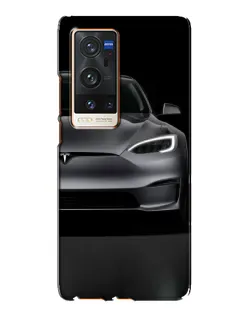 Чохол для Vivo X60 Pro Plus з картинкою «Tesla Model S Look»