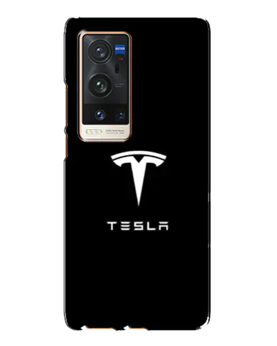 Чохол для Vivo X60 Pro Plus з картинкою «Tesla White Logo» Чохол для Vivo X60 Pro Plus з картинкою «Tesla White Logo»