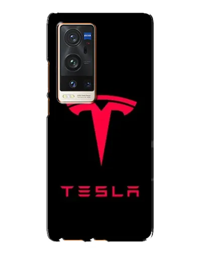 Чохол для Vivo X60 Pro Plus з картинкою «Tesla Red Logo» Чохол для Vivo X60 Pro Plus з картинкою «Tesla Red Logo»