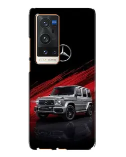 Чехол для Vivo X60 Pro Plus с картинкой «Mercedes G-Class красный»