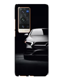 Чехол для Vivo X60 Pro Plus с картинкой «Свет фар Mercedes»