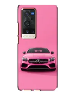 Чохол для Vivo X60 Pro Plus з картинкою «Рожевий Mercedes AMG»