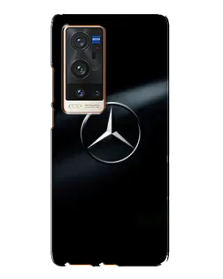 Чохол для Vivo X60 Pro Plus з картинкою «Mercedes на металі»