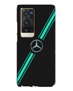 Чохол для Vivo X60 Pro Plus з картинкою «Спортивні лінії Mercedes»