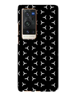 Чохол для Vivo X60 Pro Plus з картинкою «Mercedes паттерн зірок»